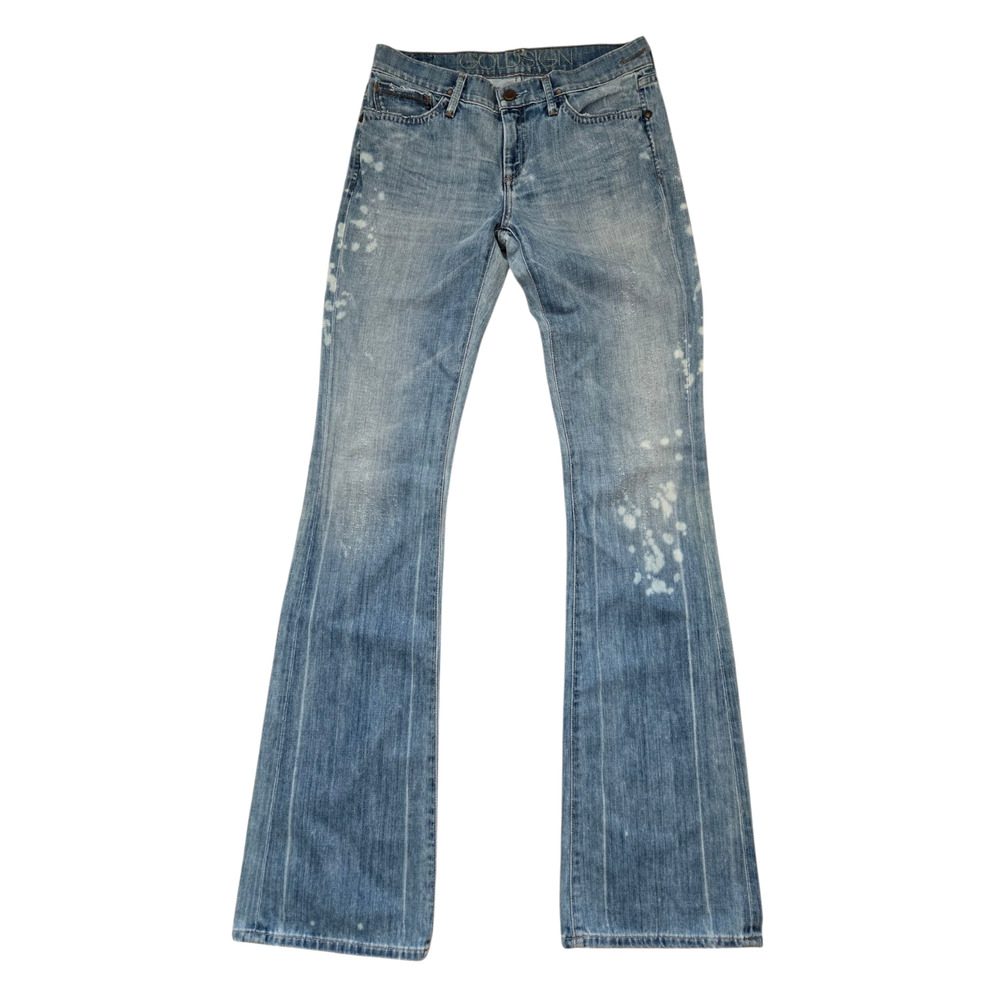 Goldsign Passion Designer Jeans‎ Distressed Size 25 WITH 35 Inseam New W1315-200